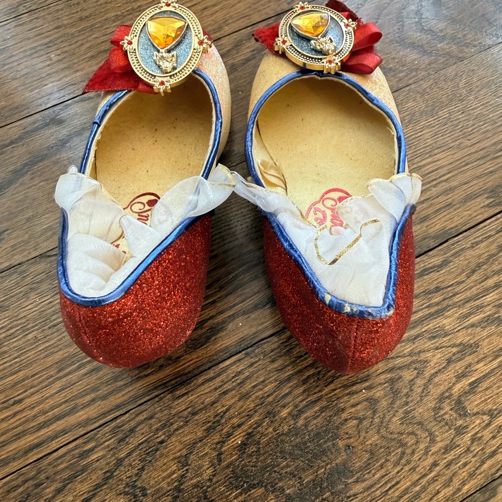 Disney Snow White Dress Up Shoes Size 9/10 - Picture 4 of 4